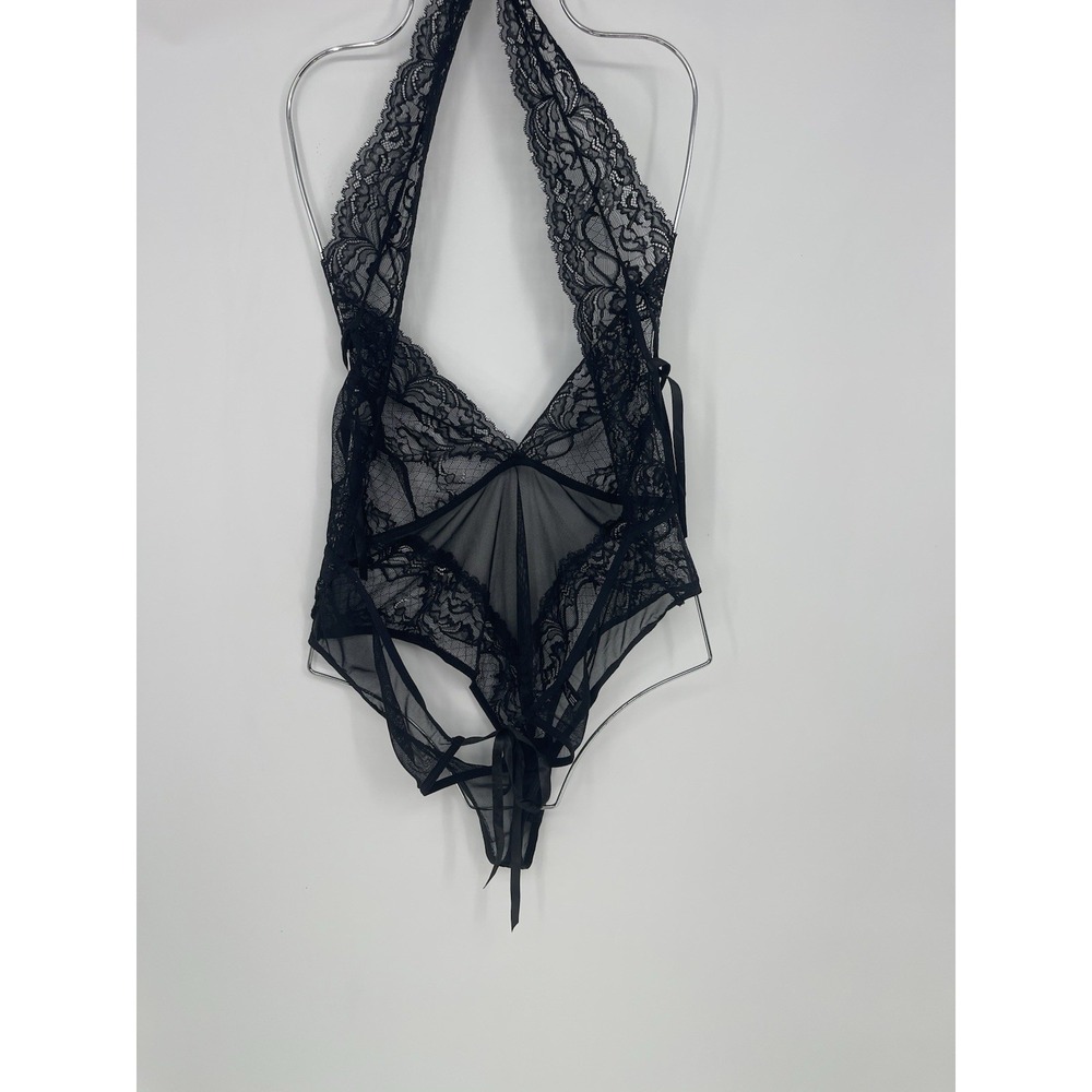 Body Rage Black Bodysuit Lingerie Minimal Feminine Sissy Sexy Size‎ 3X/4XPlus
